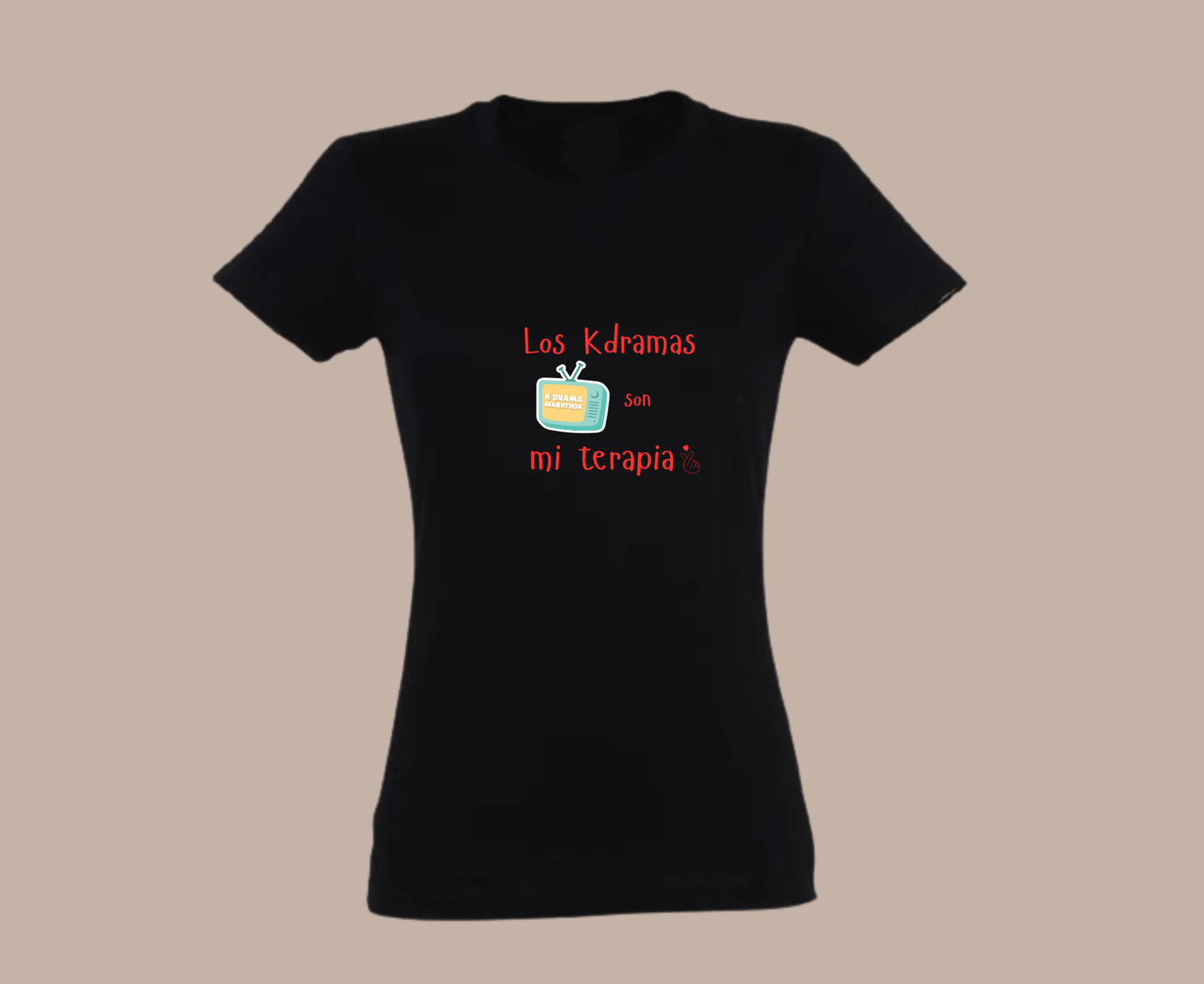 Camiseta. Los Kdramas son mi terapia
