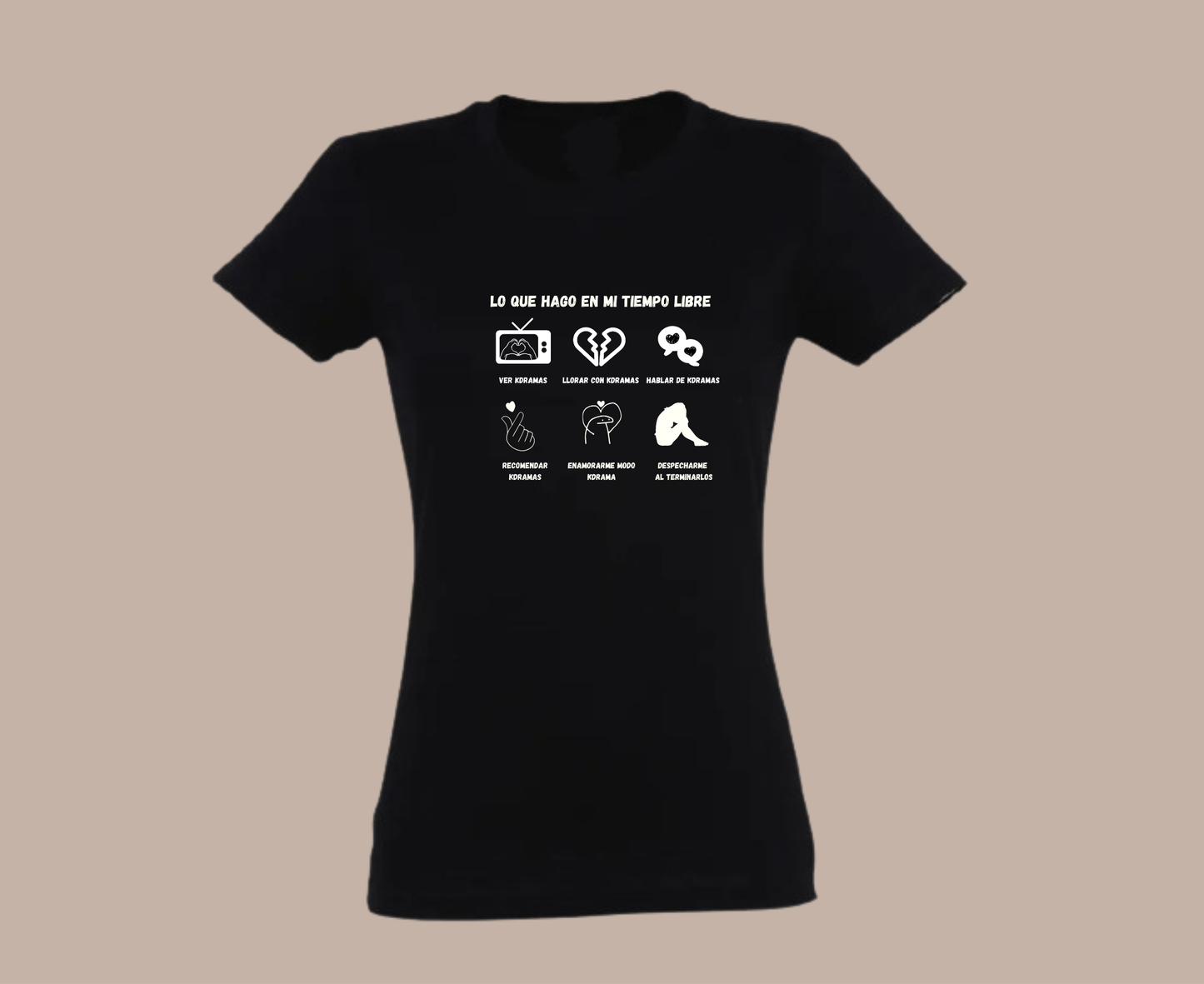 Camiseta kdrama "Mi tiempo libre"