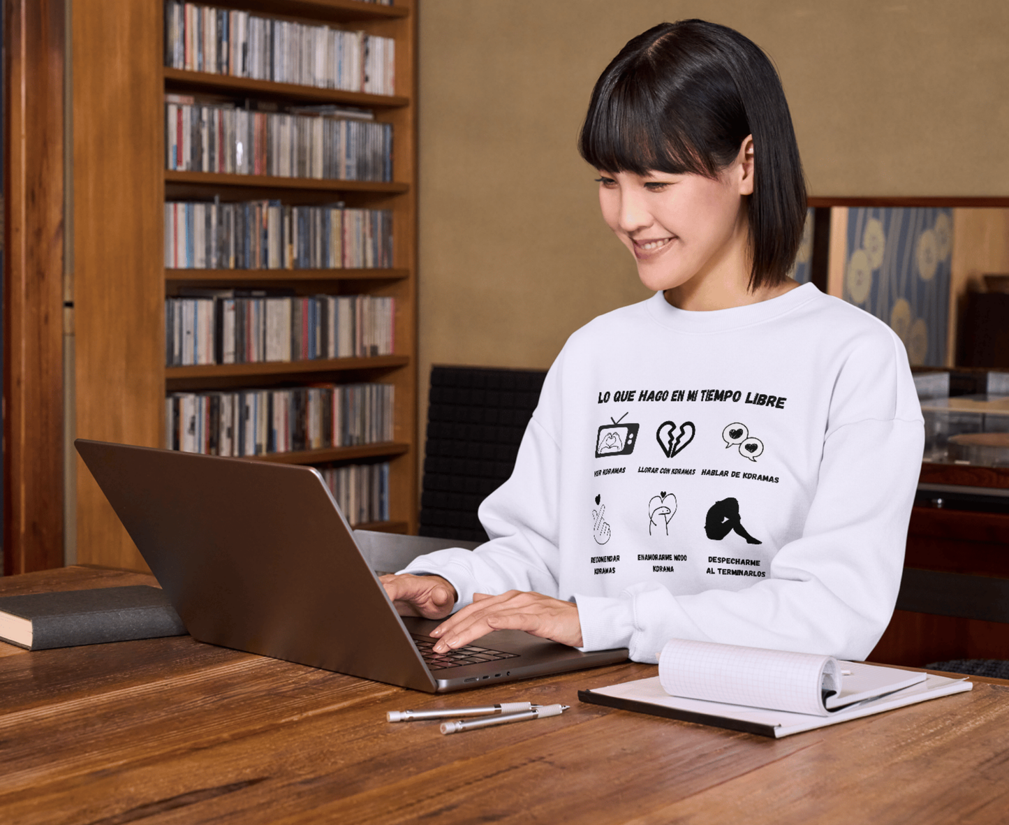 Sudadera kdrama - "Mi tiempo libre"