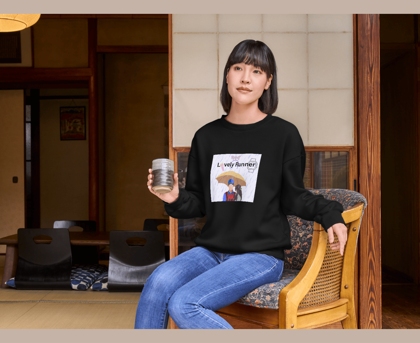 Sudadera kdrama "Lovely Runner"