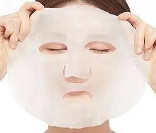 Mascarilla Facial Flor de Loto Jigott 27ml - Antiedad Luminosidad 100% Algodón K-Beauty Paso 5