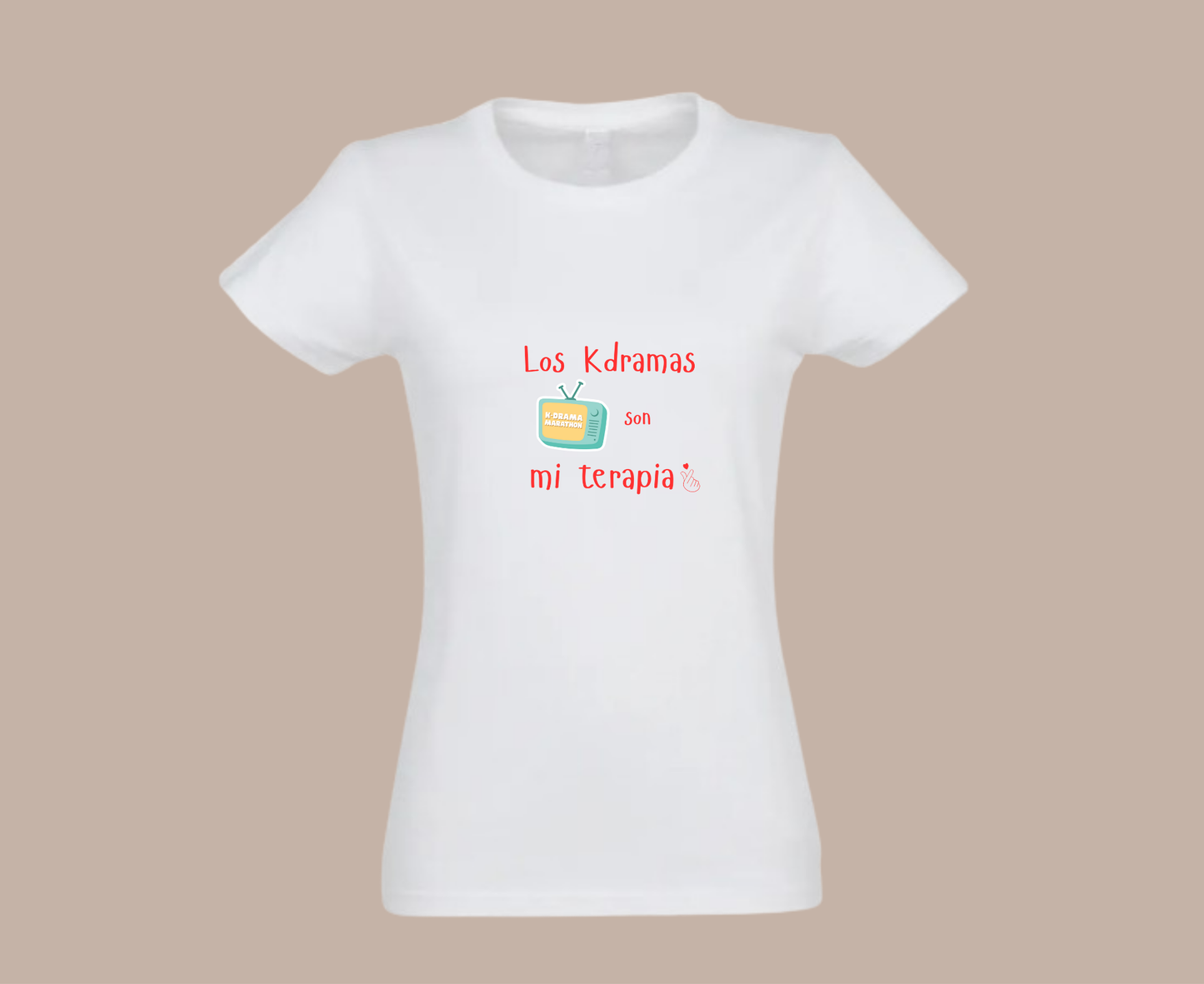 Camiseta. Los Kdramas son mi terapia