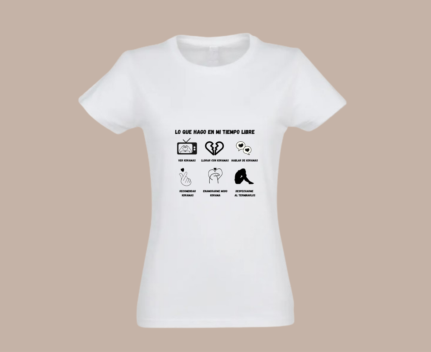 Camiseta kdrama "Mi tiempo libre"