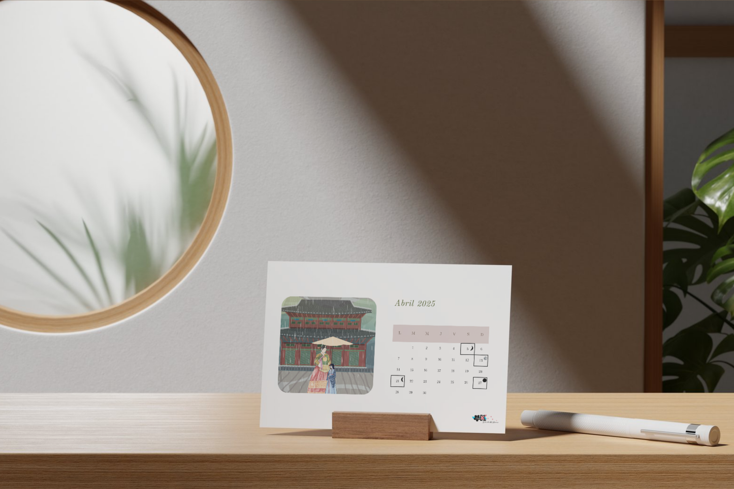 Calendario de Kdramas "Con K", 2025