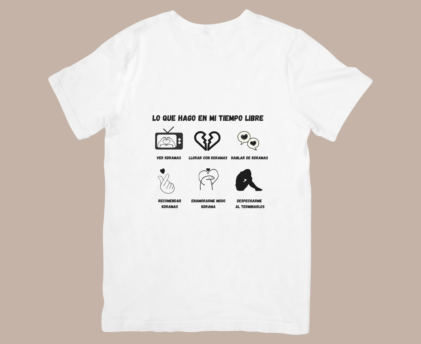 Camiseta kdrama "Mi tiempo libre"