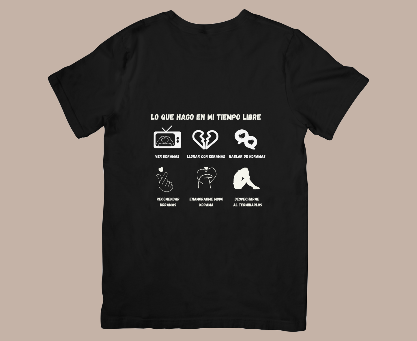 Camiseta kdrama "Mi tiempo libre"