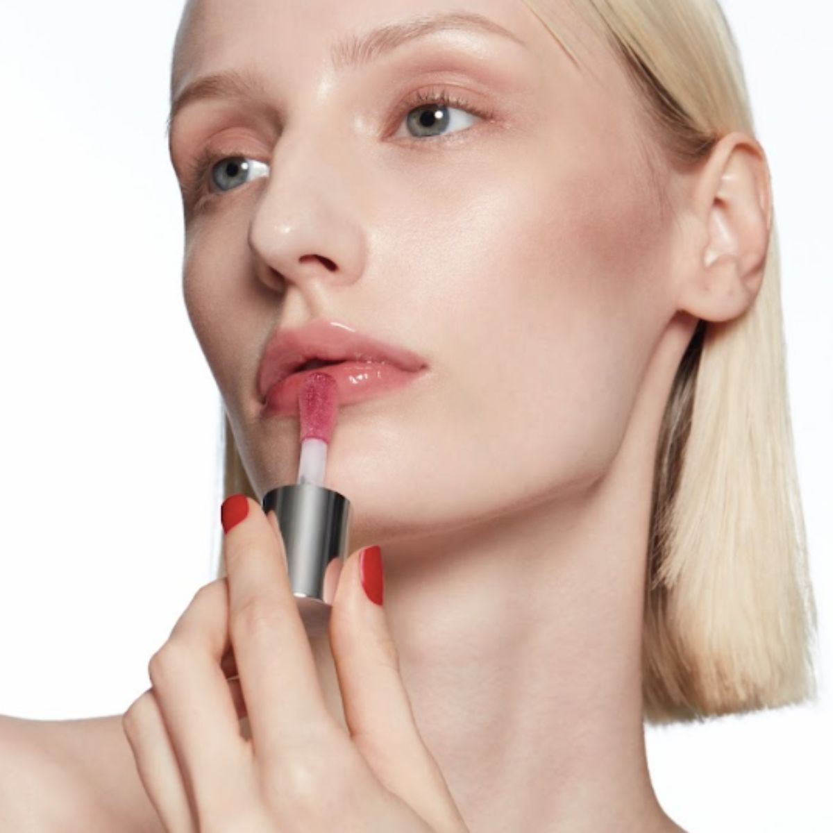 Fácil aplicación del Labial Aceite TirTir Glow Rosy Lip Oil 5.7ml - Rosa Damasco vitamina E K-Beauty