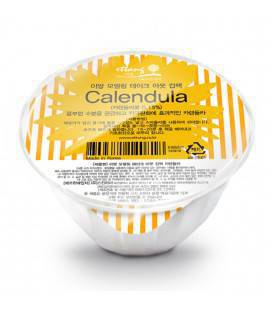 Mascarilla de caléndula, en vaso