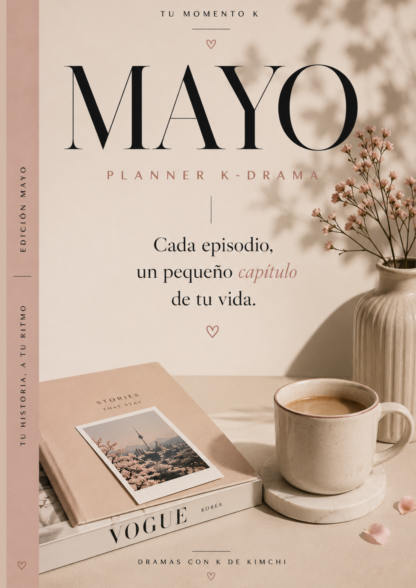 K-Drama Planner Mayo | Printable Journal for K-Drama Lovers