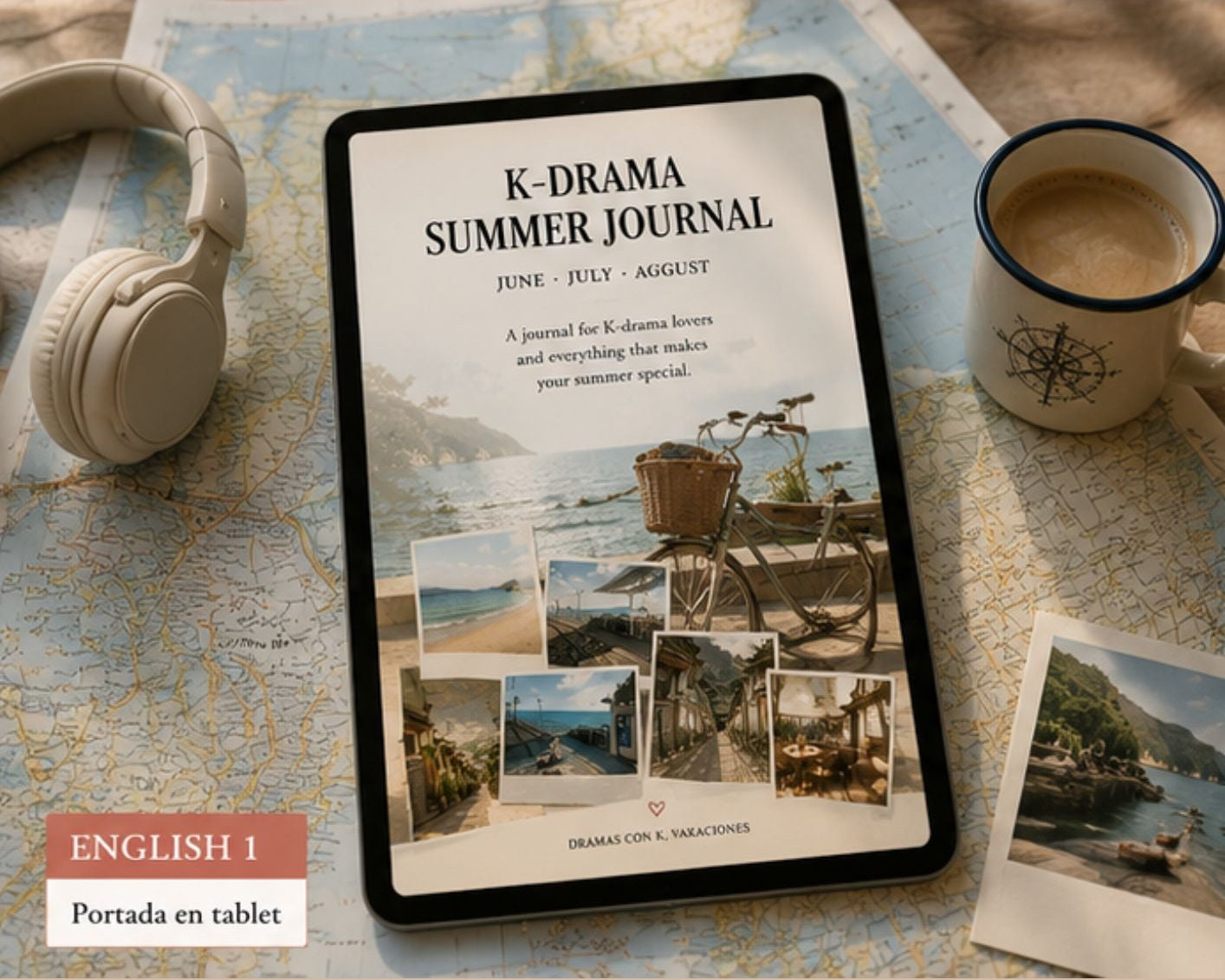 Printable K-Drama Summer Journal for Korean drama fans