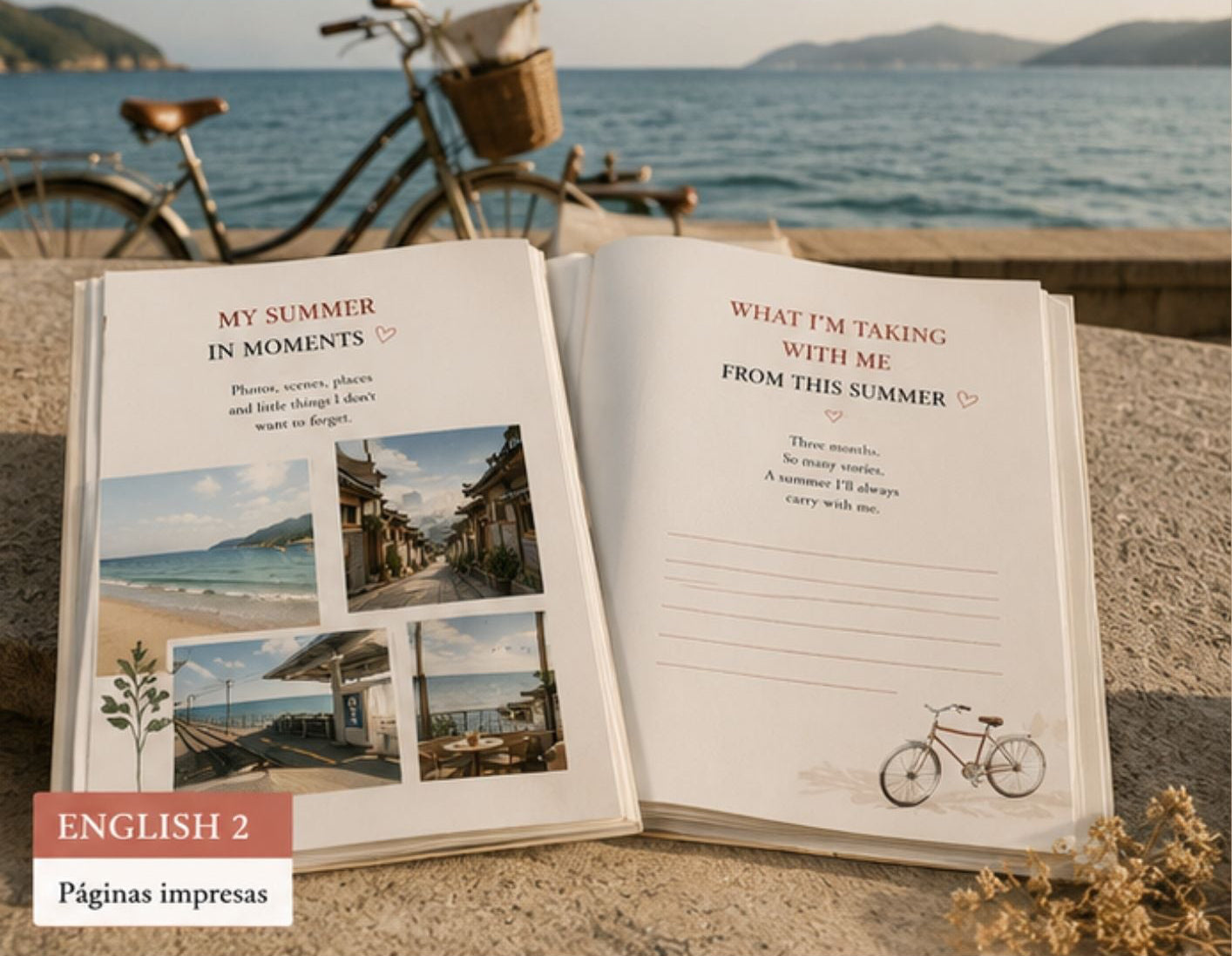Printable K-Drama Summer Journal for Korean drama fans