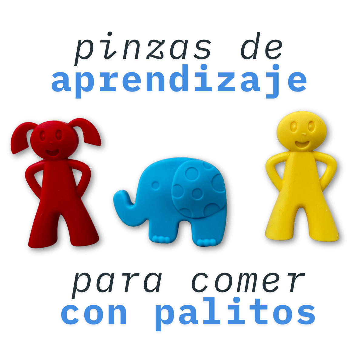 Pinzas para palitos para niños / aprender a comer con palillos
