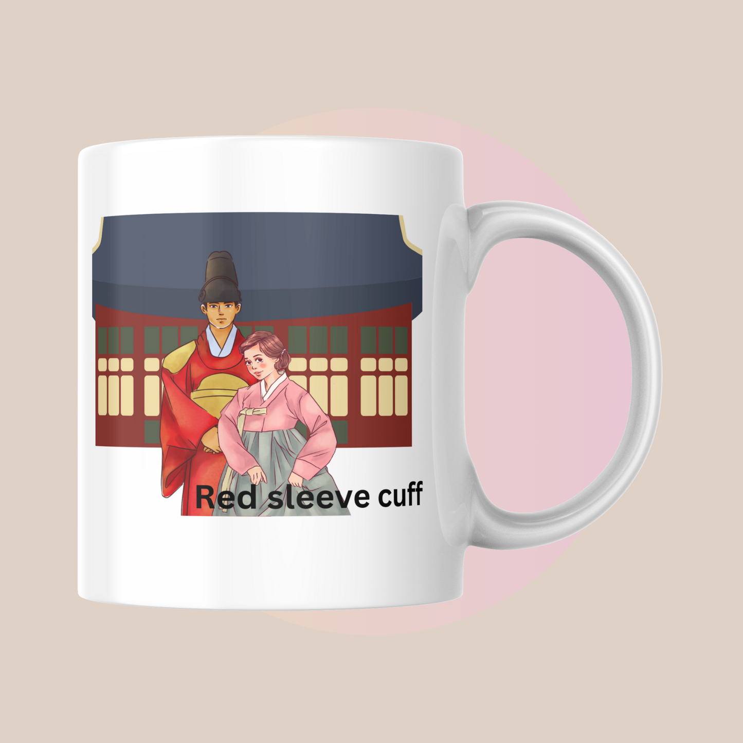 Taza sobre Kdrama The Red Sleeve - Merchandising Yi San Deok-im